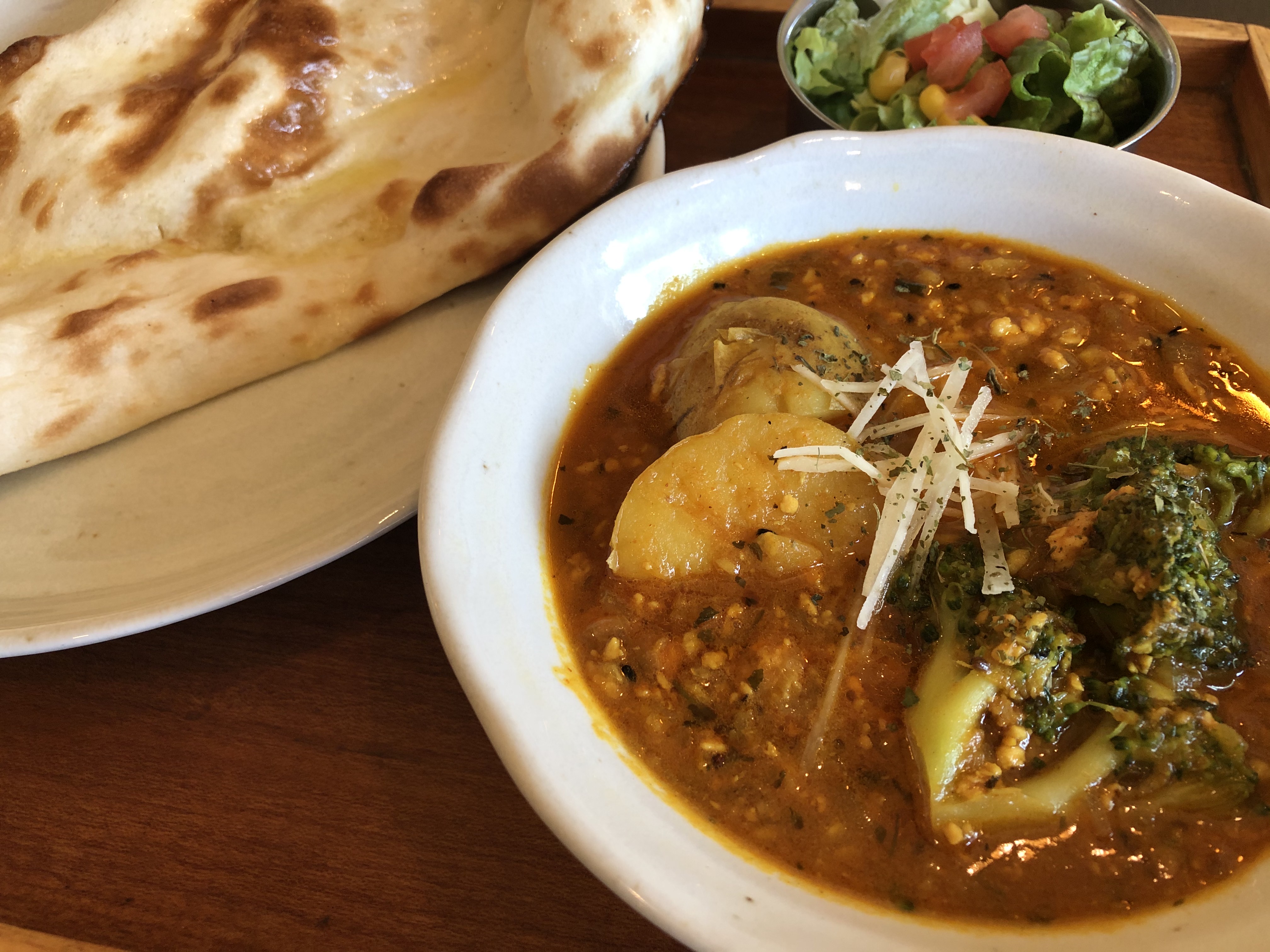 Monthly Curry -  ブロッコリーとじゃがいものキーマカレー